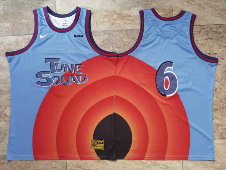 Tune Squad 6 James Blue Nike Stitched Movie Basketball Jersey,We sell and wholesale Tune Squad 6 James Blue Nike Stitched Movie Basketball Jersey on line form chian!